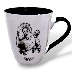 Sassy French Poodle Stoneware Mug